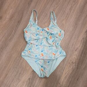 0Disney One-Piece Swimsuit - Minnie Print No Tags Estimate Large To XL